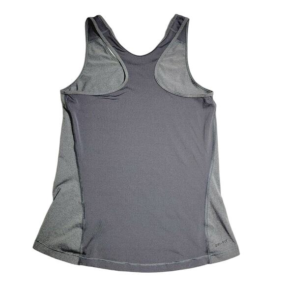 Nike womens grey dri-fit athletic racerback tank top size medium - Picture 3 of 9